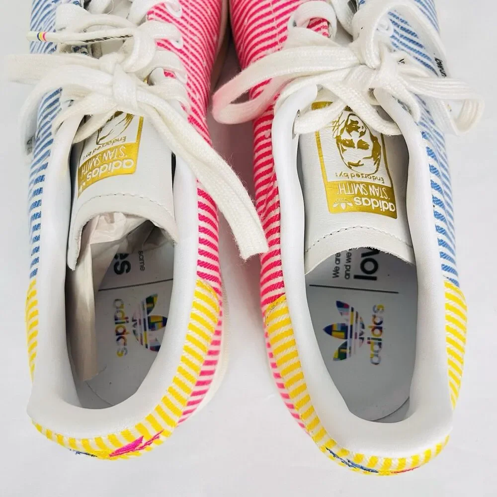 adidas Stan Smith Love Unites Pride Sneakers Men’s 8.5 FY9021 2020